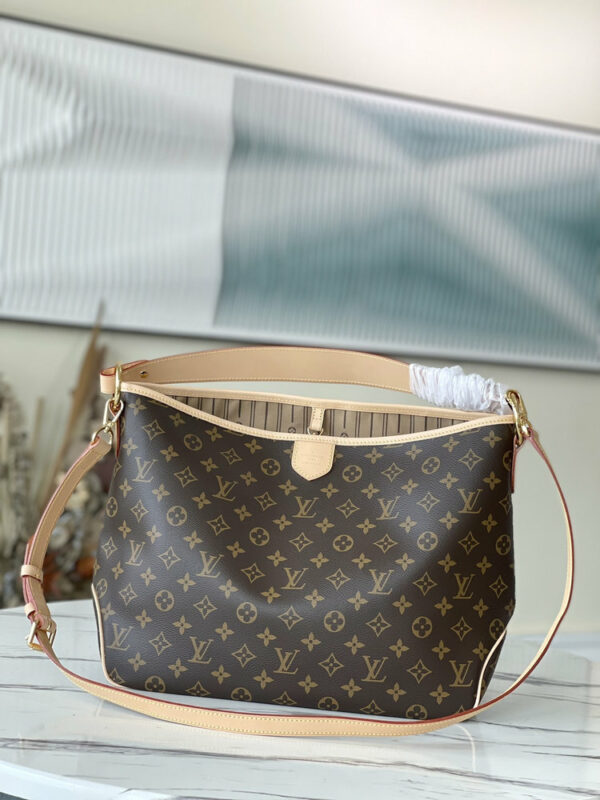 LV Delightful MM Monogram Canvas Natural For Women M40352 LV Delightful MM Monogram Canvas Natural For Women M40352