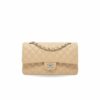 CN Classic Handbag Silver Hardware Beige For Women A01112 CN Classic Handbag Silver Hardware Beige For Women A01112