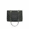 CN Classic Tote Bag Silver Hardware Black For Women CN Classic Tote Bag Silver Hardware Black For Women