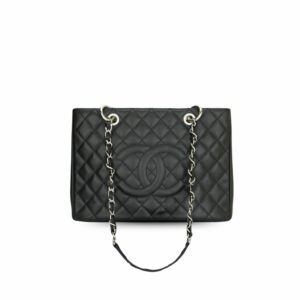 CN Classic Tote Bag Silver Hardware Black For Women