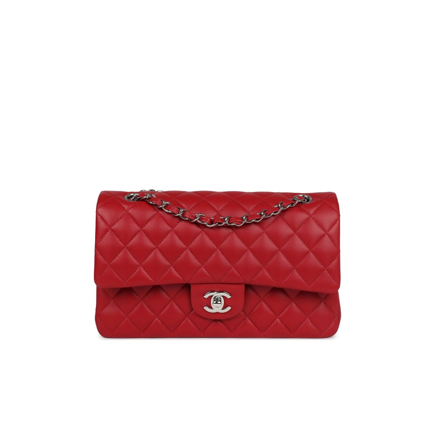 CN Classic HandBag Red For Women A01112 CN Classic HandBag Red For Women A01112