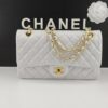 CN Classic Handbag Gold Toned Hardware White For Women A01112