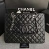 CN Classic Tote Bag Silver Hardware Black For Women CN Classic Tote Bag Silver Hardware Black For Women
