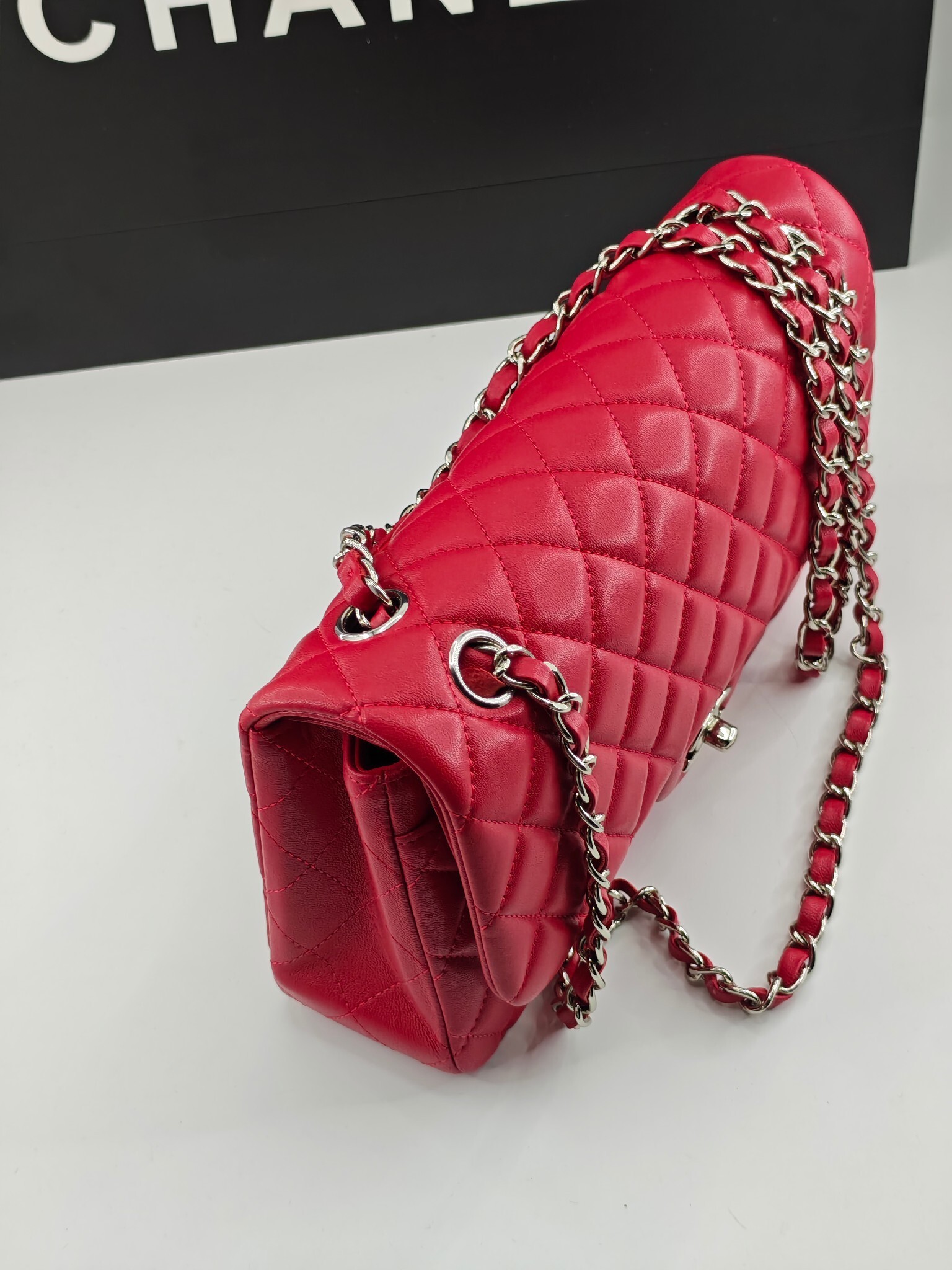 CN Classic HandBag Red For Women A01112 CN Classic HandBag Red For Women A01112