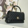 CN Medium Flap Coco Bag With Top Handle Black For Women A92991 CN Medium Flap Coco Bag With Top Handle Black For Women A92991