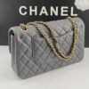 CN Classic Handbag Grey Gold Hardware For Women A01112