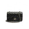 CN Classic Flap Bag Gold Toned Hardware Black For Women A01116 CN Classic Flap Bag Gold Toned Hardware Black For Women A01116