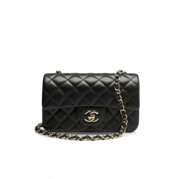 CN Classic Flap Bag Gold Toned Hardware Black For Women A01116 CN Classic Flap Bag Gold Toned Hardware Black For Women A01116