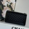 CN Boy Handbag Silver Hardware Black For Women A67086