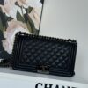 CN Boy Handbag Silver Hardware Black For Women A67086