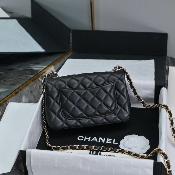 CN Classic Flap Bag Gold Toned Hardware Black For Women A01116 CN Classic Flap Bag Gold Toned Hardware Black For Women A01116