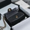 CN Classic Flap Bag Gold Toned Hardware Black For Women A01116 CN Classic Flap Bag Gold Toned Hardware Black For Women A01116
