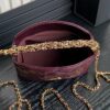 CN Clutch With Chain Burgundy For Women AP4189-B17675-NZG79