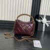 CN Clutch With Chain Burgundy For Women AP4189-B17675-NZG79