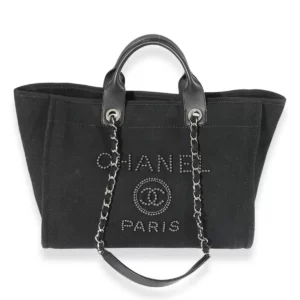CN Large Deauville Pearl Tote Bag Black For Women A66941