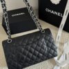 CN Classic Handbag with Silver Hardware in Black for Women A01112 CN Classic Handbag with Silver Hardware in Black for Women A01112
