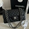 CN Classic Handbag with Silver Hardware in Black for Women A01112 CN Classic Handbag with Silver Hardware in Black for Women A01112