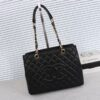 CN Classic Tote Bag Gold Toned Hardware Black For Women CN Classic Tote Bag Gold Toned Hardware Black For Women