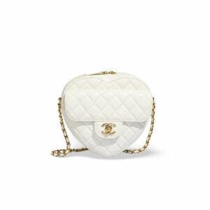 CN Mini Heart Bag White For Women AS3191 B07958 10601