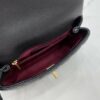 CN Medium Flap Coco Bag With Top Handle Black For Women A92990
