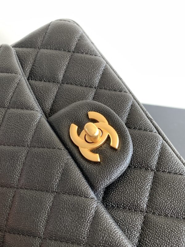 CN Mini Flap Bag With Top Handle Black For Women