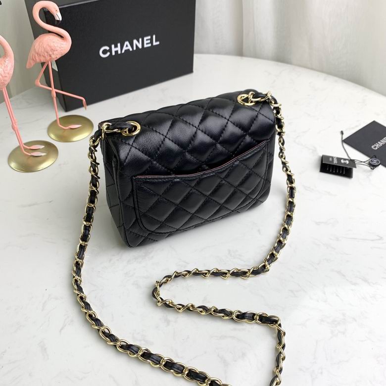 CN Classic Mini Flap Bag Gold Toned Hardware Black For Women CN Classic Mini Flap Bag Gold Toned Hardware Black For Women