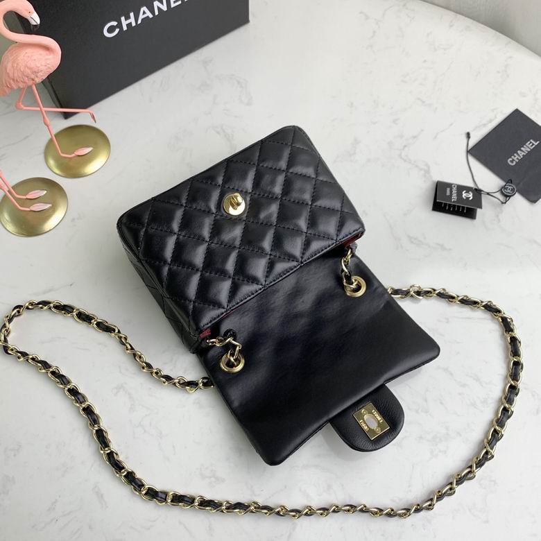 CN Classic Mini Flap Bag Gold Toned Hardware Black For Women CN Classic Mini Flap Bag Gold Toned Hardware Black For Women
