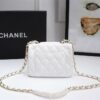 CN Classic Mini Flap Bag Golden Hardware White For Women