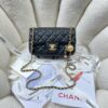 CN Flap Bag With CC Ball On Strap Black For Women AS1787 CN Flap Bag With CC Ball On Strap Black For Women AS1787