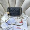 CN Flap Bag With CC Ball On Strap Black For Women AS1787 CN Flap Bag With CC Ball On Strap Black For Women AS1787