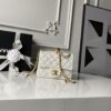 CN Mini Flap Bag With CC Ball On Strap White For Women AS1786 CN Mini Flap Bag With CC Ball On Strap White For Women AS1786