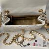 CN Mini Flap Bag With CC Ball On Strap White For Women AS1786 CN Mini Flap Bag With CC Ball On Strap White For Women AS1786