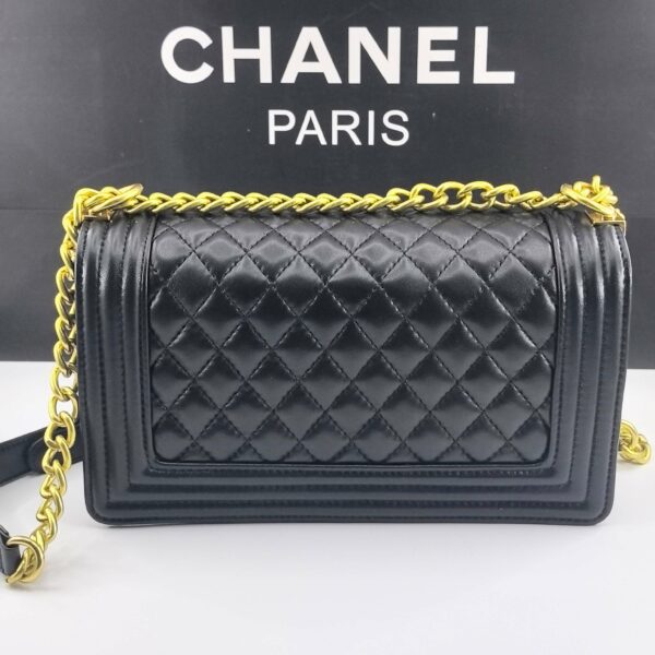 CN Boy Handbag Gold Toned Hardware Black For Women A67086 CN Boy Handbag Gold Toned Hardware Black For Women A67086