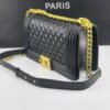 CN Boy Handbag Gold Toned Hardware Black For Women A67086 CN Boy Handbag Gold Toned Hardware Black For Women A67086