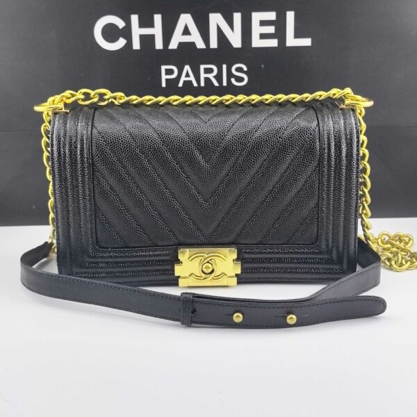 CN Boy HandBag Black For Women A67086 CN Boy HandBag Black For Women A67086