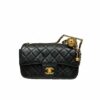 CN Flap Bag With CC Ball On Strap Black For Women AS1787 CN Flap Bag With CC Ball On Strap Black For Women AS1787