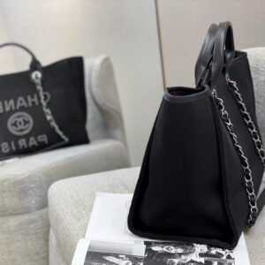 CN Large Deauville Pearl Tote Bag Black For Women A66941