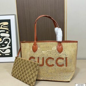 New Collection Fashion GG Raffia-Effect Tote Bag C2301200