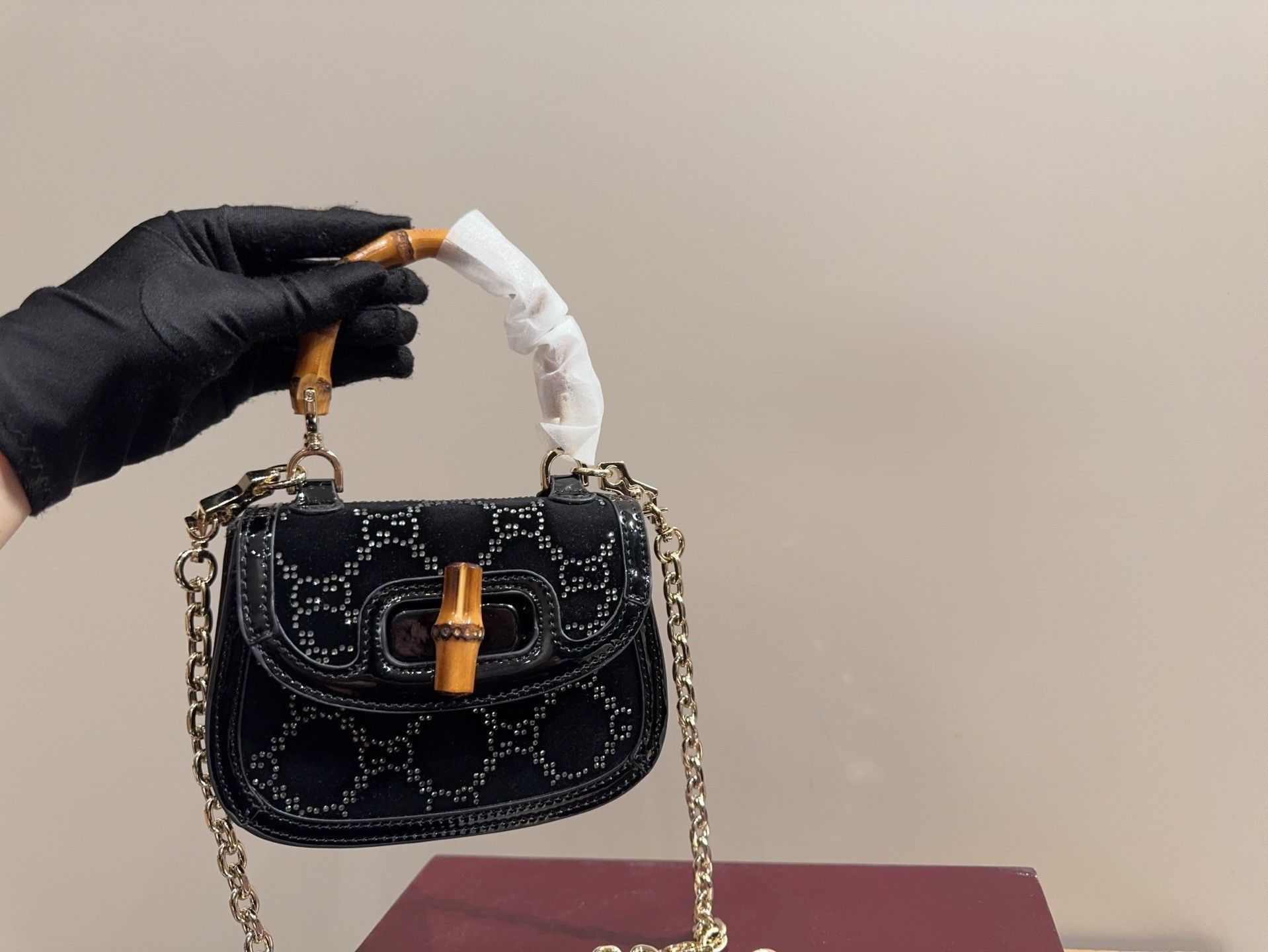 New Collection Fashion GG Bamboo 1947 Nano Bag C2301400 New Collection Fashion GG Bamboo 1947 Nano Bag C2301400