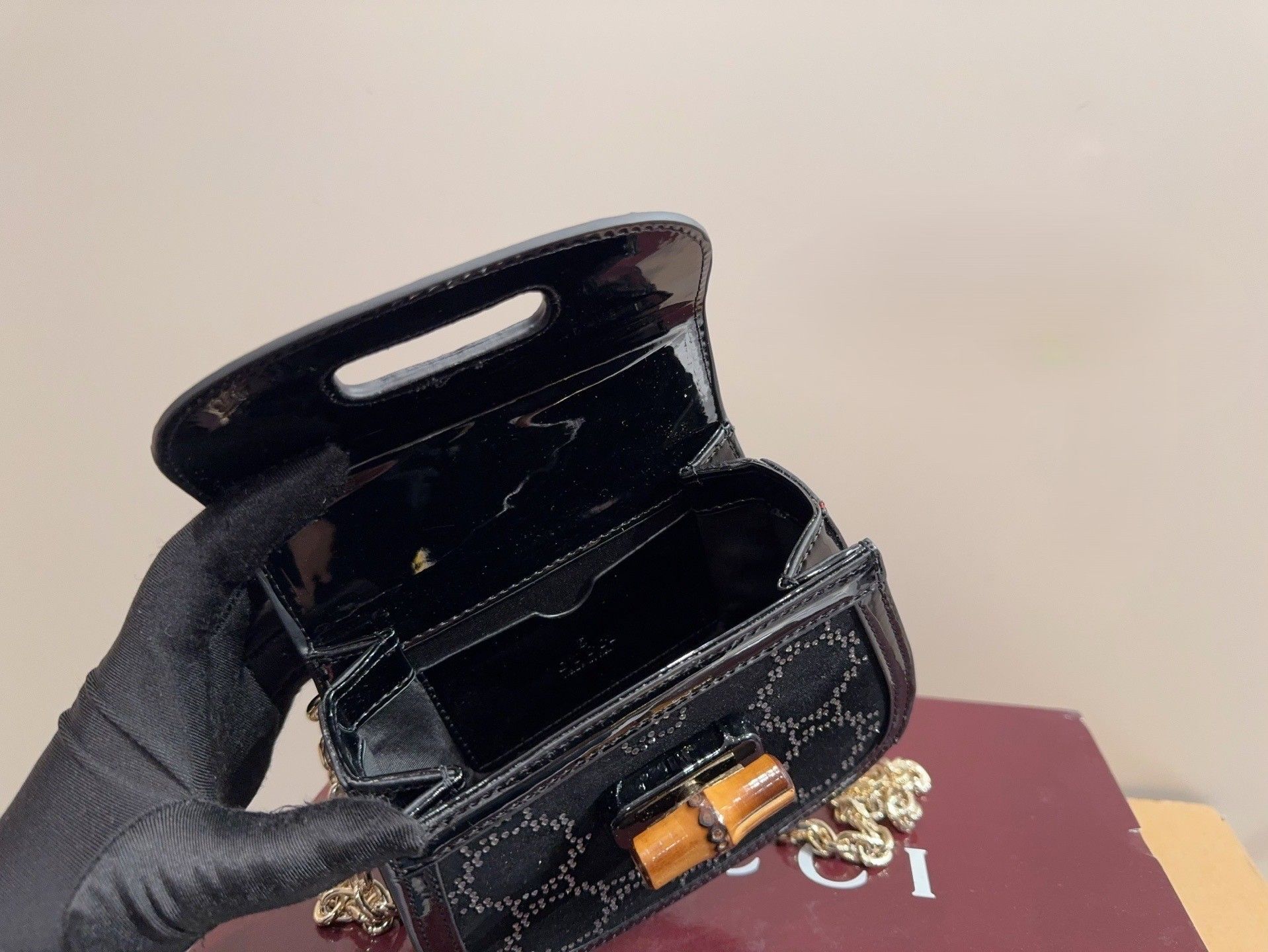 New Collection Fashion GG Bamboo 1947 Nano Bag C2301400 New Collection Fashion GG Bamboo 1947 Nano Bag C2301400