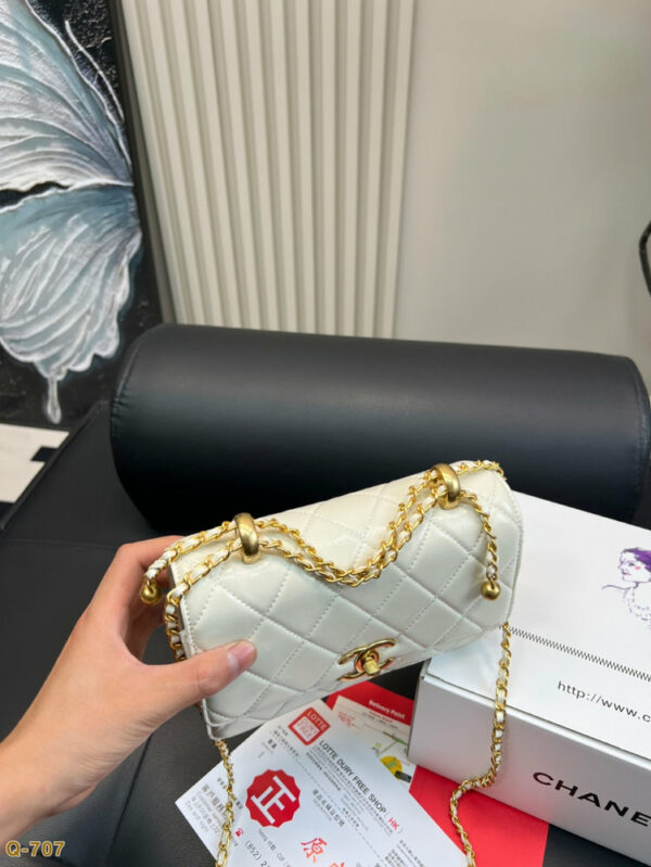 Fashion CN Mini Flap Bag White 910291