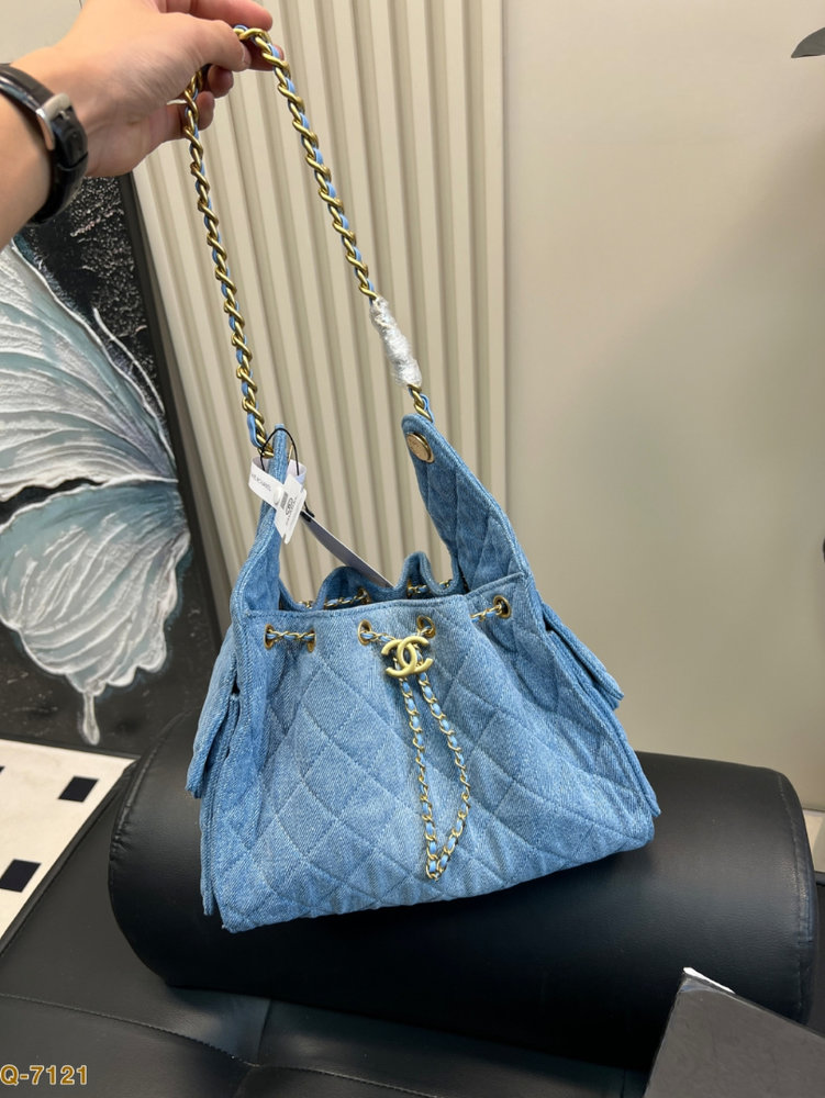 Fashion CN 25S Denim Hobo Bag 910285 Fashion CN 25S Denim Hobo Bag 910285