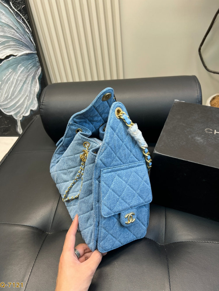 Fashion CN 25S Denim Hobo Bag 910285 Fashion CN 25S Denim Hobo Bag 910285