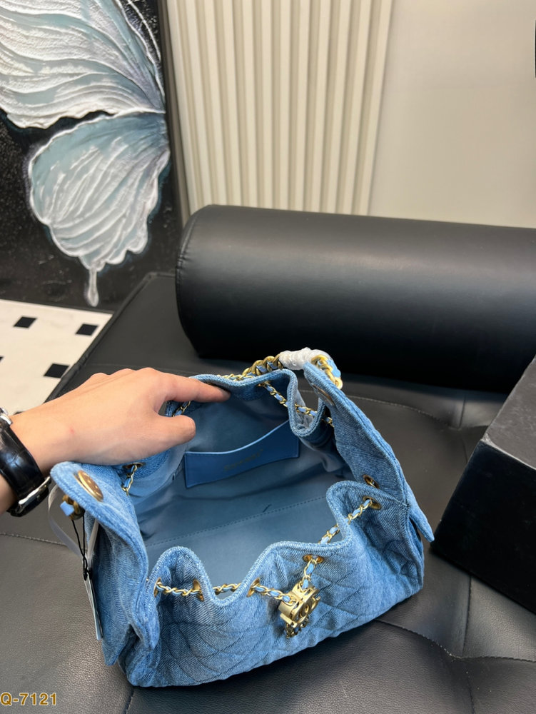 Fashion CN 25S Denim Hobo Bag 910285 Fashion CN 25S Denim Hobo Bag 910285