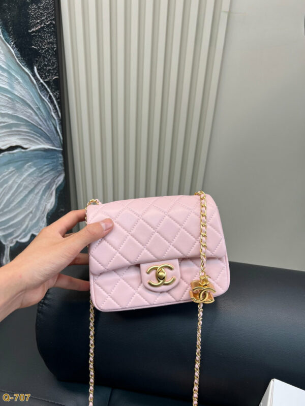 Fashion CN Mini Flap Bag Pink 910293