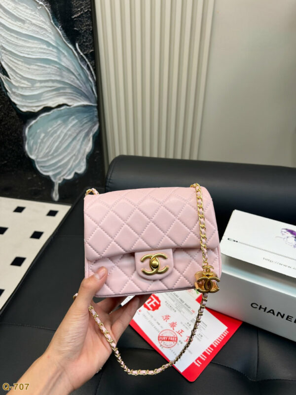 Fashion CN Mini Flap Bag Pink 910293