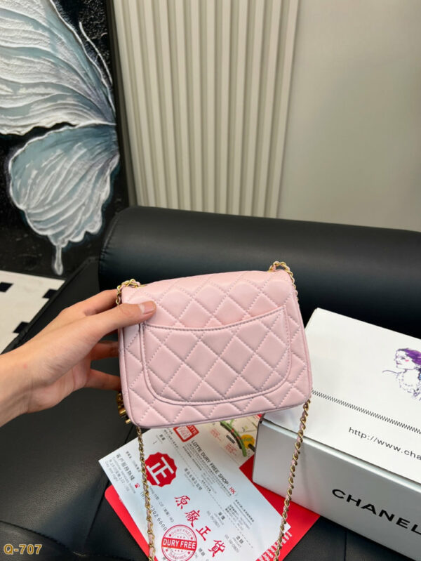 Fashion CN Mini Flap Bag Pink 910293