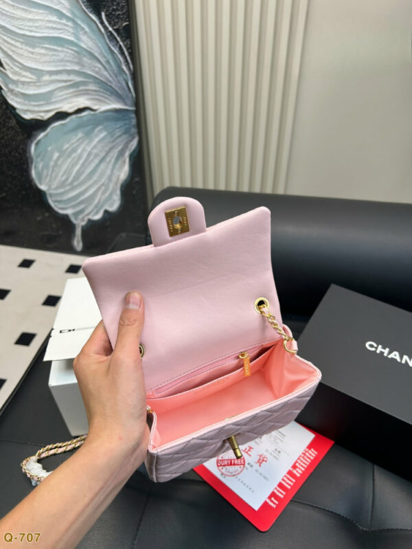 Fashion CN Mini Flap Bag Pink 910293