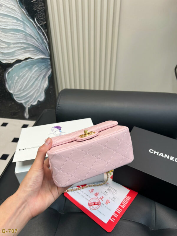 Fashion CN Mini Flap Bag Pink 910293
