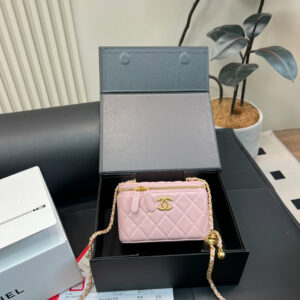 Fashion CN Small Vanity Case With Gold Ball On Strap Pink 910297 5 cmp i1756985438199 6848 0 3 result